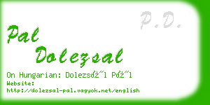 pal dolezsal business card